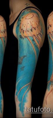 óceáni tetoválás # 535 - a minta egyedi változata, amely jól használható a tenger körkörös feldolgozásához és tetoválásához