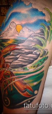 Az óceáni tetoválás # 638 a minta hűvös változata, amely sikeresen használható a hátsó óceán véglegesítésére és tetoválásként történő alkalmazására