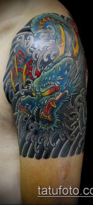 óceáni tetoválás 612 -es szám - a minta hűvös változata, amely sikeresen használható felülvizsgálathoz és tetováláshoz tengervízként