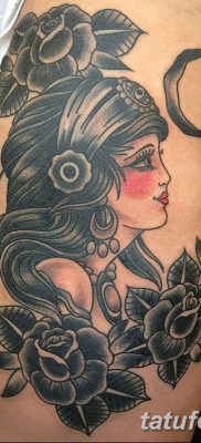 fotó a régi iskolai tetoválásról, dátum: 2017.08.08. №001 - Old school tetoválás -