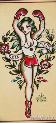 fotó a régi iskolai tetoválásról, kelt 2017.08.21 -én №058 - Old school tetoválás -