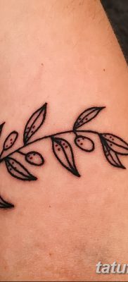 fotografija tetovaže grane masline od 13.11.2017. № 129 - tetovaža maslinove grančice - 236234