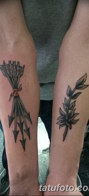 fotografija tetovaže maslinove grančice od 13.11.2017. №040 - tetovaža maslinove grančice -