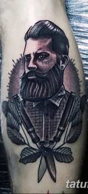 снимка на татуировка с опасна самобръсначка от 27.10.2017 г. №015 - татуировка с опасна самобръсначка -