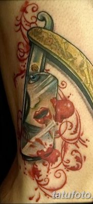 фото татуировка опасна самобръсначка от 27.10.2017 г. №018 - татуировка опасна самобръсначка -