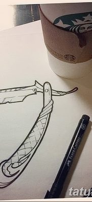 фото татуировка опасна самобръсначка от 27.10.2017 г. №026 - татуировка опасна самобръсначка -