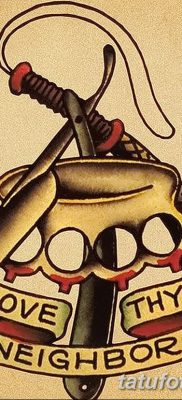 снимка на татуировка с опасна самобръсначка от 27.10.2017 г. №040 - татуировка с опасна самобръсначка -