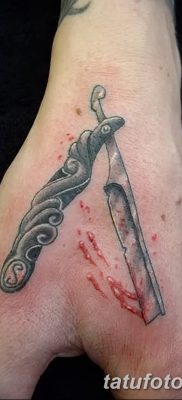 фото татуировка опасна самобръсначка от 27.10.2017 г. №045 - татуировка опасна самобръсначка -