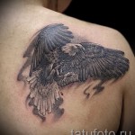 Sas a tetováláson a lapockán egy srácnak