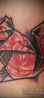 Fotó origami tetoválásról (Tattoo origami példa) (érték) - példa rajz - 001