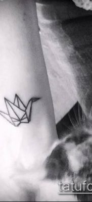 Fotó origami tetoválásról (Tattoo origami példa) (érték) - példa rajz - 002