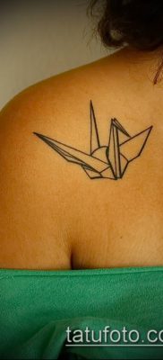 Fotó origami tetoválásról (Tattoo origami példa) (érték) - példa rajz - 003