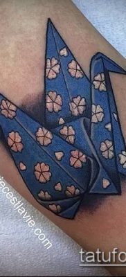 Fotó origami tetoválásról (Tattoo origami példa) (érték) - példa rajz - 005