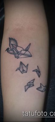 Fotó origami tetoválásról (Tattoo origami példa) (érték) - példa rajz - 008