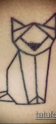 Fotó origami tetoválásról (Tattoo origami példa) (érték) - példa rajz - 010