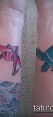 Fotó origami tetoválásról (Tattoo origami példa) (érték) - példa rajz - 011