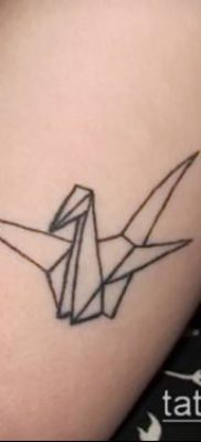 Fotó origami tetoválásról (Tattoo origami példa) (érték) - példa rajz - 012
