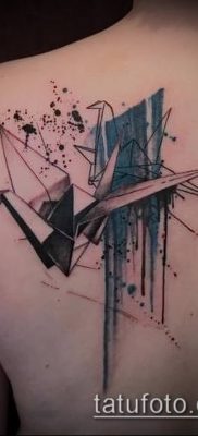 Fotó origami tetoválásról (Tattoo origami példa) (érték) - példa rajz - 014