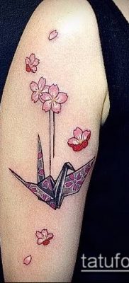 Fotó az origami tetoválásról (Tattoo origami példa) (érték) - példa rajz - 015