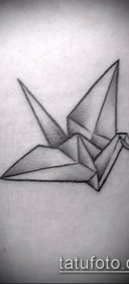 Fotó origami tetoválásról (Tattoo origami példa) (érték) - példa rajz - 016