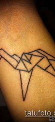 Fotó origami tetoválásról (Tattoo origami példa) (érték) - példa rajz - 017