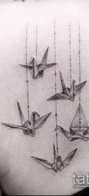 Fotó origami tetoválásról (Tattoo origami példa) (érték) - példa rajz - 018