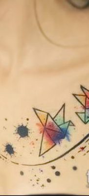 Fotó origami tetoválásról (Tattoo origami példa) (érték) - példa rajz - 022