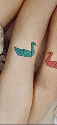 Fotó origami tetoválásról (Tattoo origami példa) (érték) - példa rajz - 023