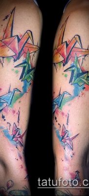 Fotó origami tetoválásról (Tattoo origami példa) (érték) - példa rajz - 027