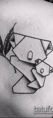 Fotó origami tetoválásról (Tattoo origami példa) (érték) - példa rajz - 028