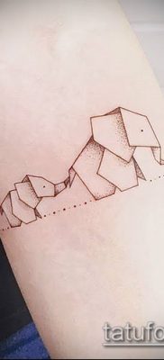 Fotó origami tetoválásról (Tattoo origami példa) (érték) - példa rajz - 030