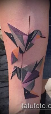 Fotó origami tetoválásról (Tattoo origami példa) (érték) - példa rajz - 034