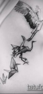 Fotó origami tetoválásról (Tattoo origami példa) (érték) - példa rajz - 037