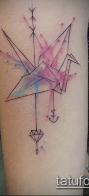 Fotó origami tetoválásról (Tattoo origami példa) (érték) - példa rajz - 039