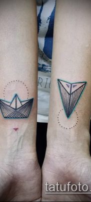 Fotó origami tetoválásról (Tattoo origami példa) (érték) - példa rajz - 040