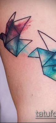 Fotó origami tetoválásról (Tattoo origami példa) (érték) - példa rajz - 041