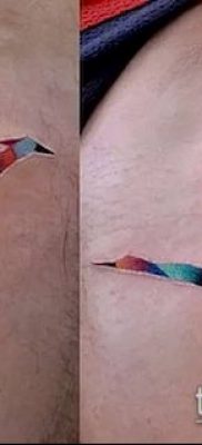Fotó origami tetoválásról (Tattoo origami példa) (érték) - példa rajz - 042