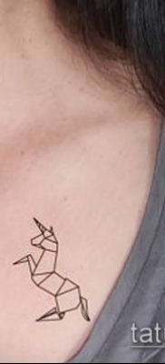 Fotó origami tetoválásról (Tattoo origami példa) (érték) - példa rajz - 053