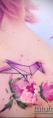 Fotó origami tetoválásról (Tattoo origami példa) (érték) - példa rajz - 069