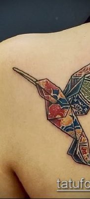 Fotó origami tetoválásról (Tattoo origami példa) (érték) - példa rajz - 070