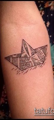 Fotó origami tetoválásról (Tattoo origami példa) (érték) - példa egy rajzra - 079