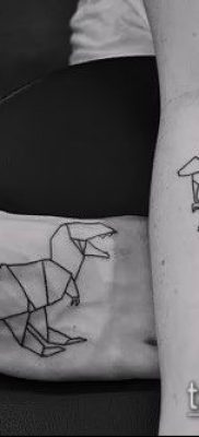 Fotó origami tetoválásról (Tattoo origami példa) (érték) - példa rajz - 084