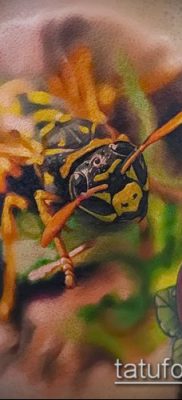 Fotó rovar darázs tetoválásról - mehendi - 12062017 - példa - 011 Tatu darázs rovar