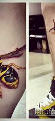 Fotó rovar darázs tetoválásról - mehendi - 12062017 - példa - 035 Tatu darázs rovar