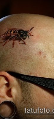 Fotó rovar darázs tetoválásról - mehendi - 12062017 - példa - 036 Tatu darázs rovar