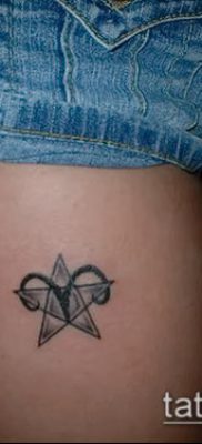 Kos tetoválás fotó (érték) - példa egy érdekes tetoválási rajzra - 046