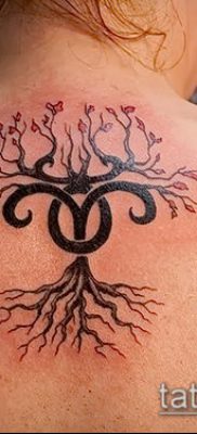 Kos tetoválás fotó (jelentése) - példa egy érdekes tetoválási rajzra - 038