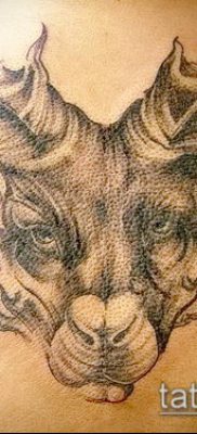 Kos tetoválás fotó (jelentése) - példa egy érdekes tetoválási tervre - 021