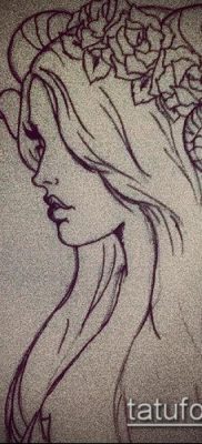 Kos tetoválás fotó (érték) - példa egy érdekes tetoválásrajzra - 006