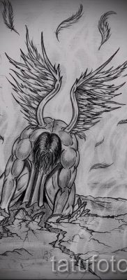 fotó egy bukott angyal tetoválásról a tetoválás jelentéséről szóló cikkhez - tatufoto.ru - 31